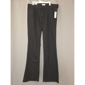 Jessica Simpson Ladies Black Mid-Rise Flared Bootcut Jean Size 10/30‎ NWT